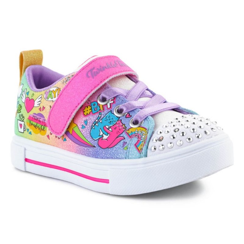 Sapatos Skechers Twinkle Sparks Bff Jr 314786N-MLT multicolorido
