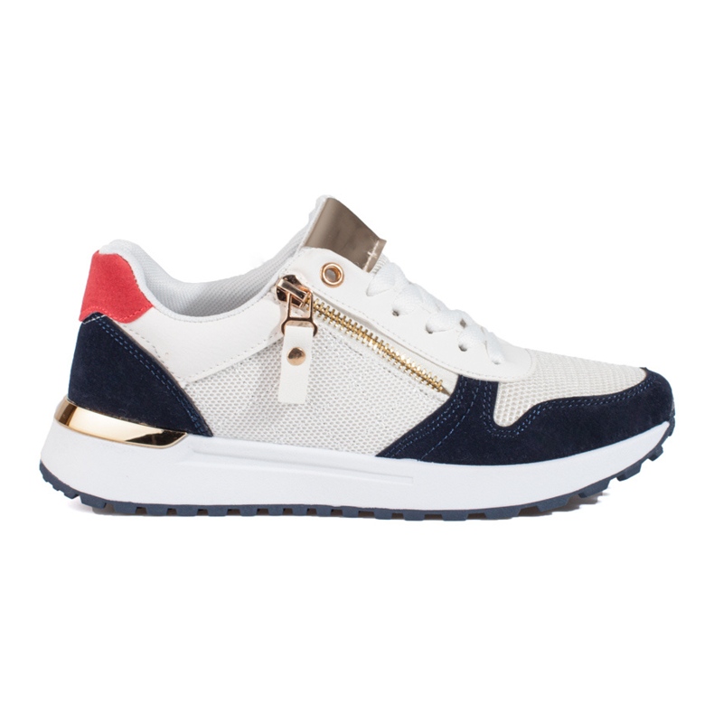 Tênis esportivo feminino confortável Shelovet branco