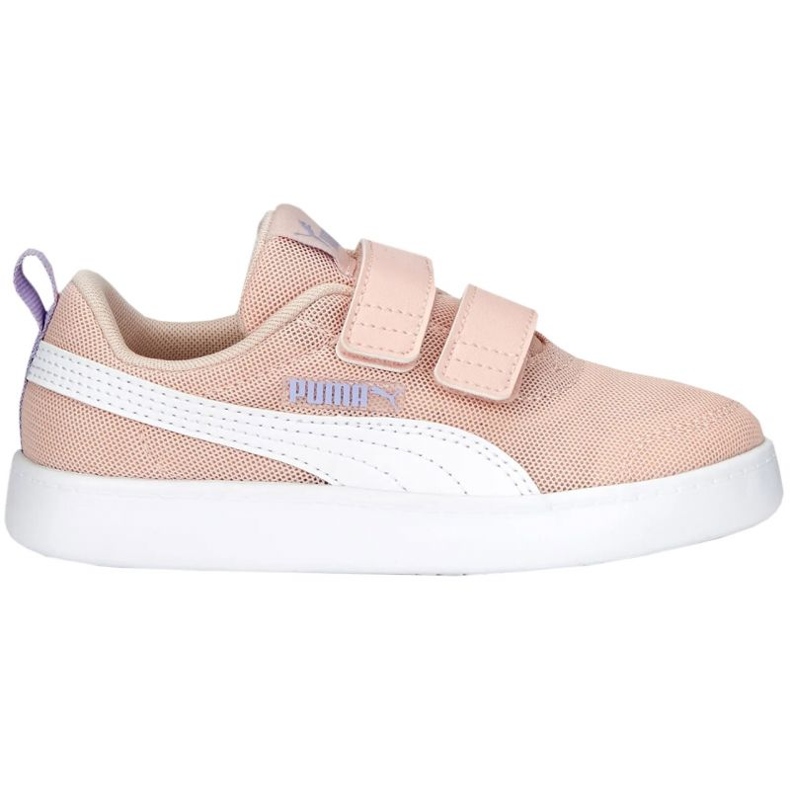 Tênis Puma Courtflex v2 Mesh V Ps Jr 371758 13 rosa