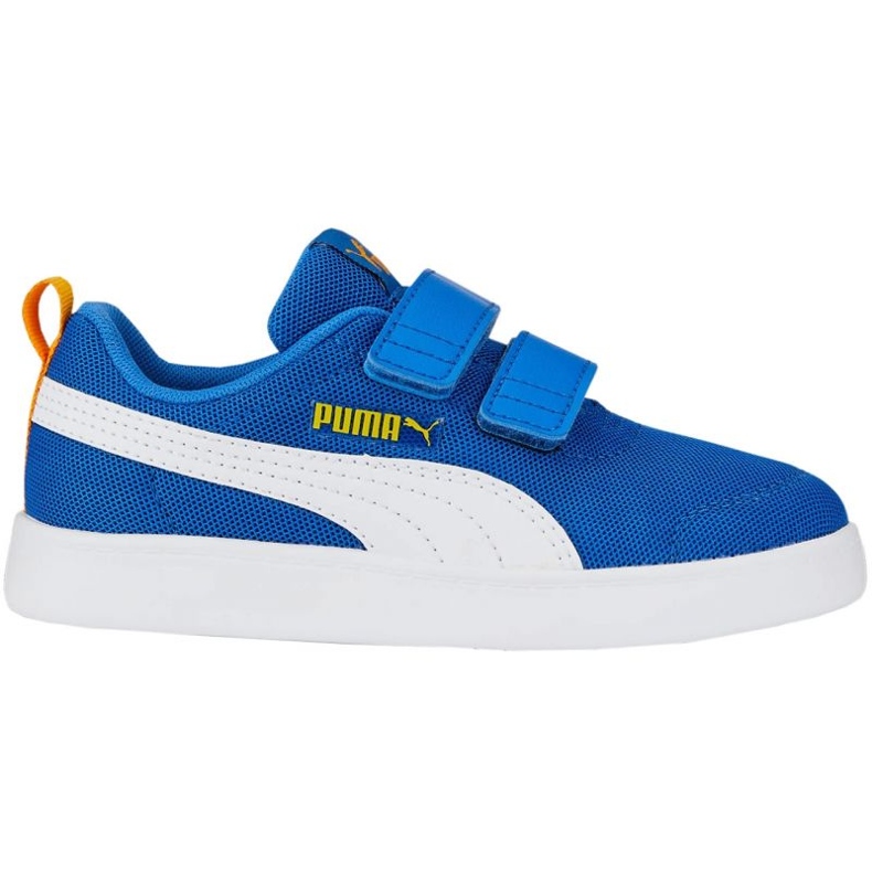 Tênis Puma Courtflex v2 Mesh V Ps Jr 371758 14 azul