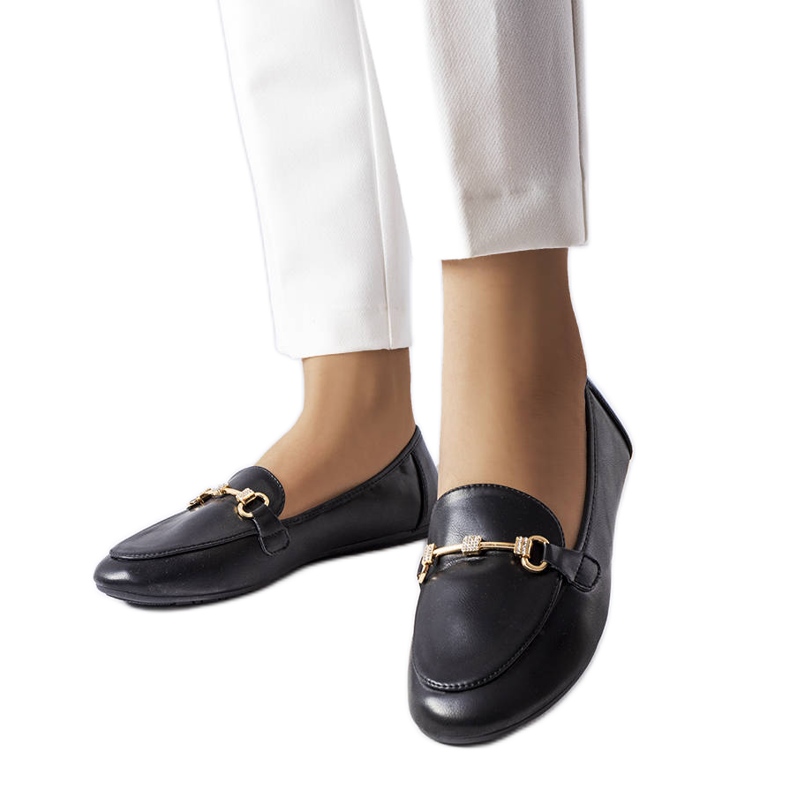 Mocassim decorativo preto, Lejeune