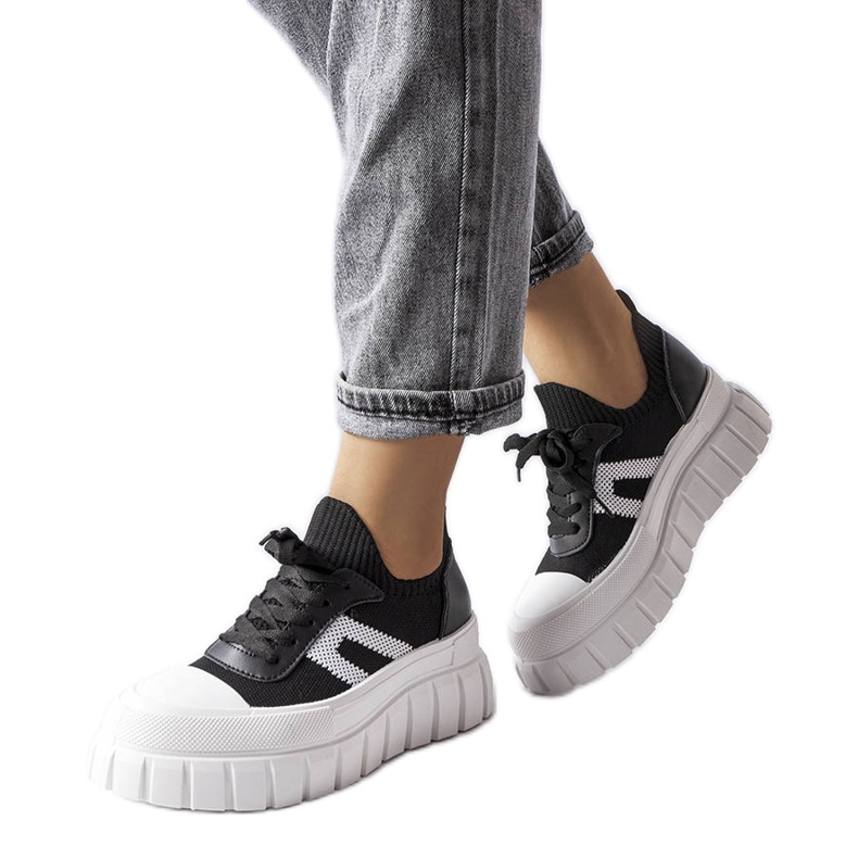 Tênis plataforma preto Charpentier