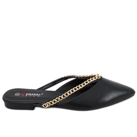 Seastar Chinelos Monata Black com corrente preto