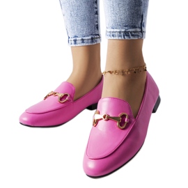 Philip mocassim rosa com fivela