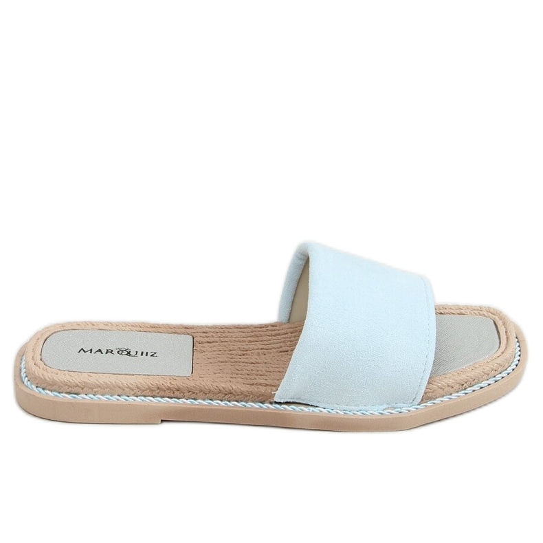 Chinelos de mulher Daniels Blue em camurça azul