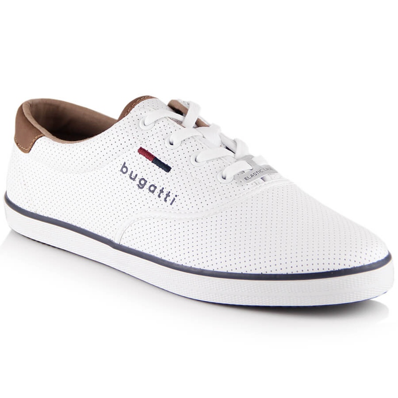 Sapatos esportivos tênis masculinos brancos Bugatti LL153144