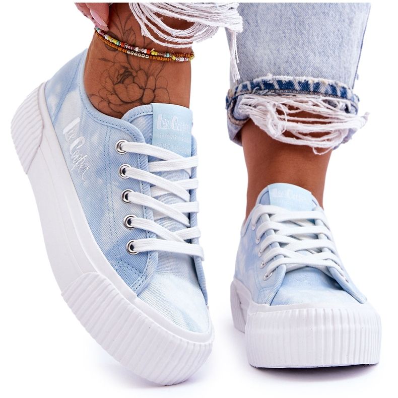 Tênis Plataforma Lee Cooper LCW-23-31-1782L Azul