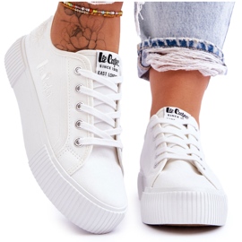 Tênis Plataforma Confortável Lee Cooper LCW-23-31-1806L Branco Tênis Plataforma Confortável Lee Cooper LCW-23-31-1806L Branco