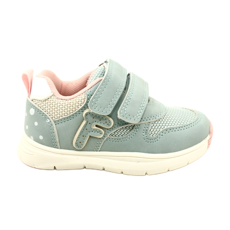 Evento Sapatos esportivos para meninas para velcro 23dz23-5917 azul