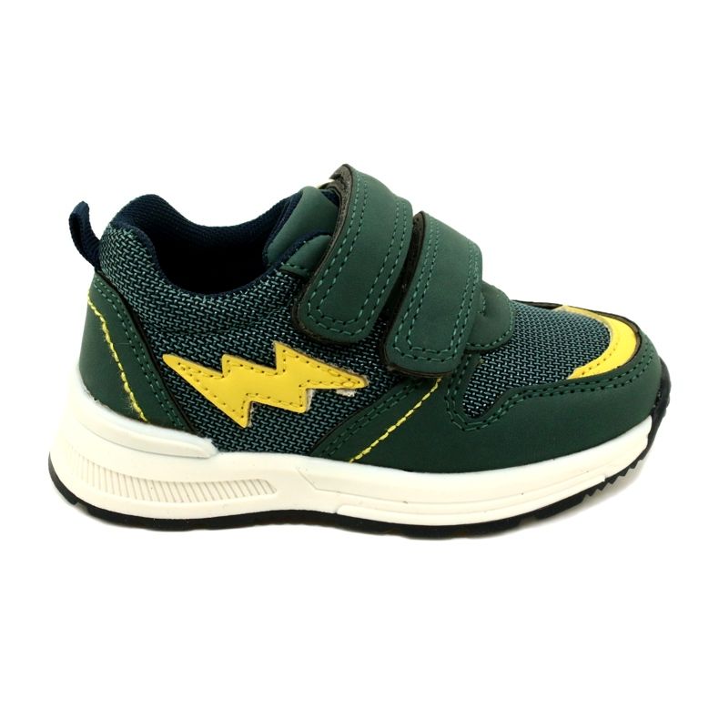 Evento Sapatos esportivos para meninos para velcro 23dz23-5916 verde