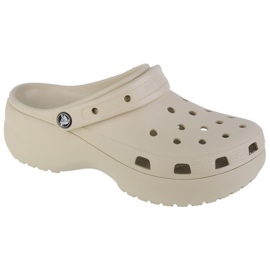 Chinelos Crocs Classic Platform Clog 206750-2Y2 bege