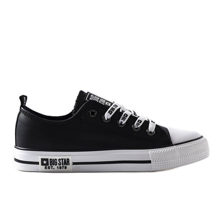 Tênis infantil preto Big Star KK374039