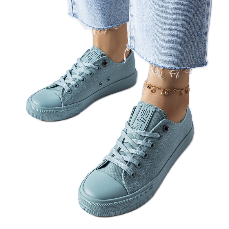 Tênis de lona verde Big Star LL274019