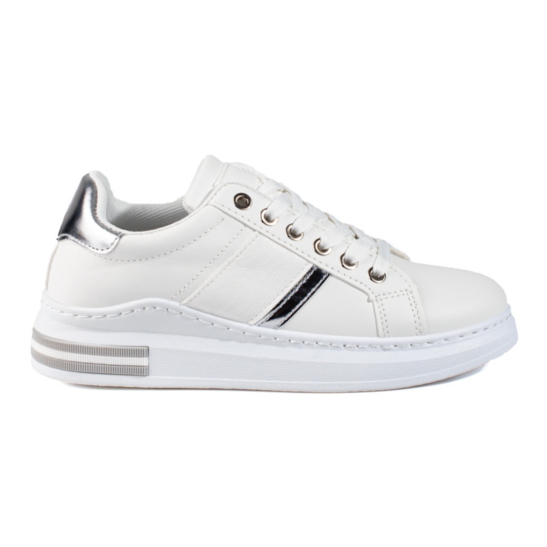 Botas brancas de mulher com sola grossa Shelovet branco