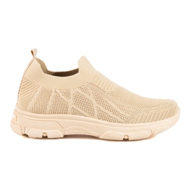 Sapatos desportivos em tecido Shelovet castanhos de mulher marrom