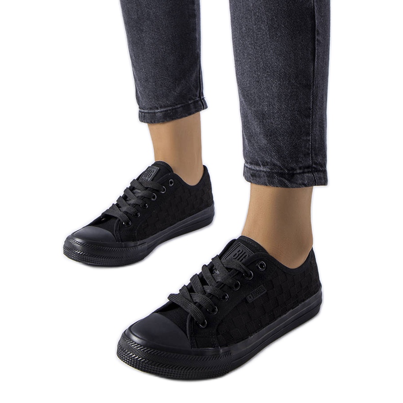 Tênis de mesh preto Big Star LL274072