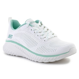 Tênis Skechers Bobs Squad Chaos Linhas Paralelas W 117212-OFWT branco Tênis Skechers Bobs Squad Chaos Linhas Paralelas W 117212-OFWT branco