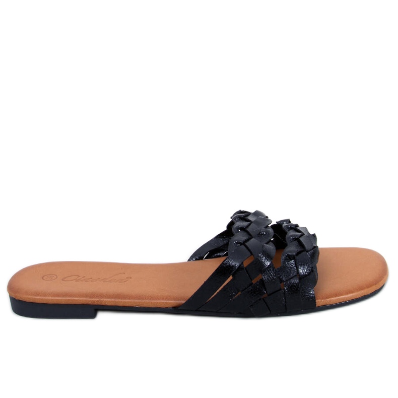 BM Chinelos de mulher Emery Black preto