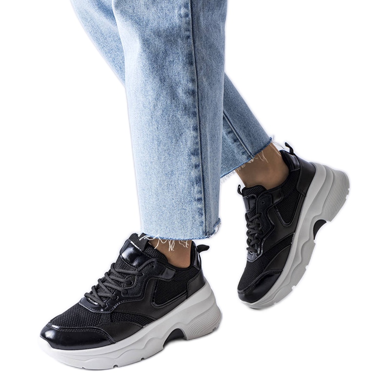 Sapatilhas pretas de mulher Séguin preto