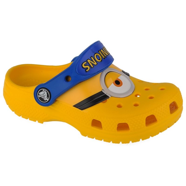 Chinelos Crocs Fun Lab Classic I Am Minions Toddler Clog 206810-730 amarelo