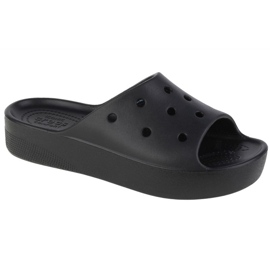 Crocs Classic Platform Slide W 208180-001 preto
