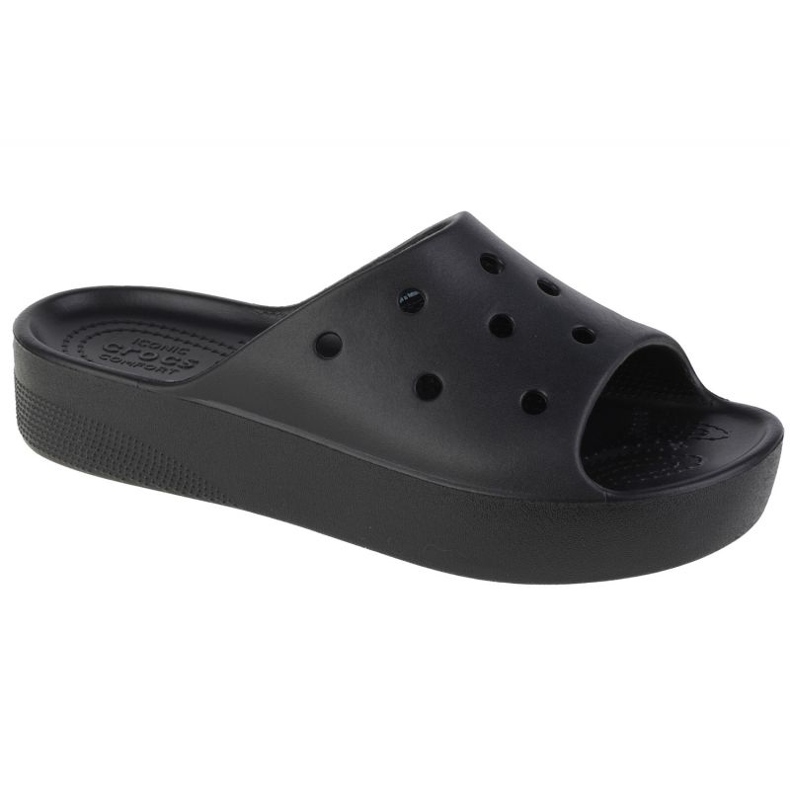 Crocs Classic Platform Slide W 208180-001 preto