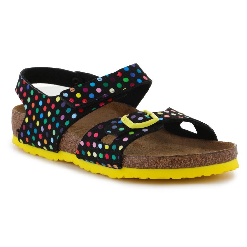 Sandália Birkenstock Colorado Rivet Logo Digital Dots Black Jr 1023611 multicolorido