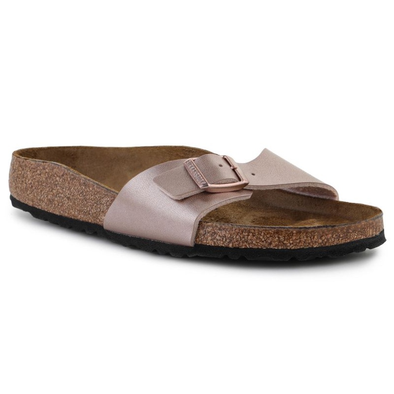 Chinelos Birkenstock Madrid Copper 1023927 bege