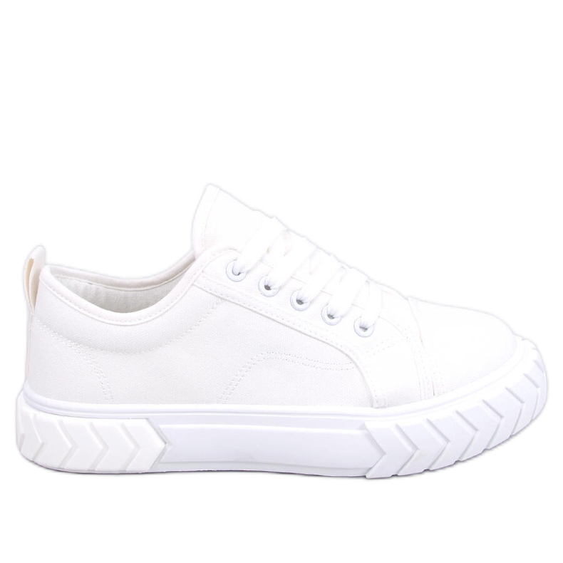 PA1 Tênis plataforma feminino Hampton White branco