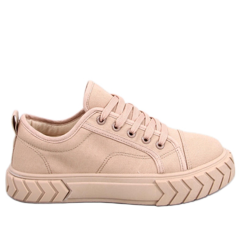 PA1 Tênis plataforma feminino Hampton Khaki bege