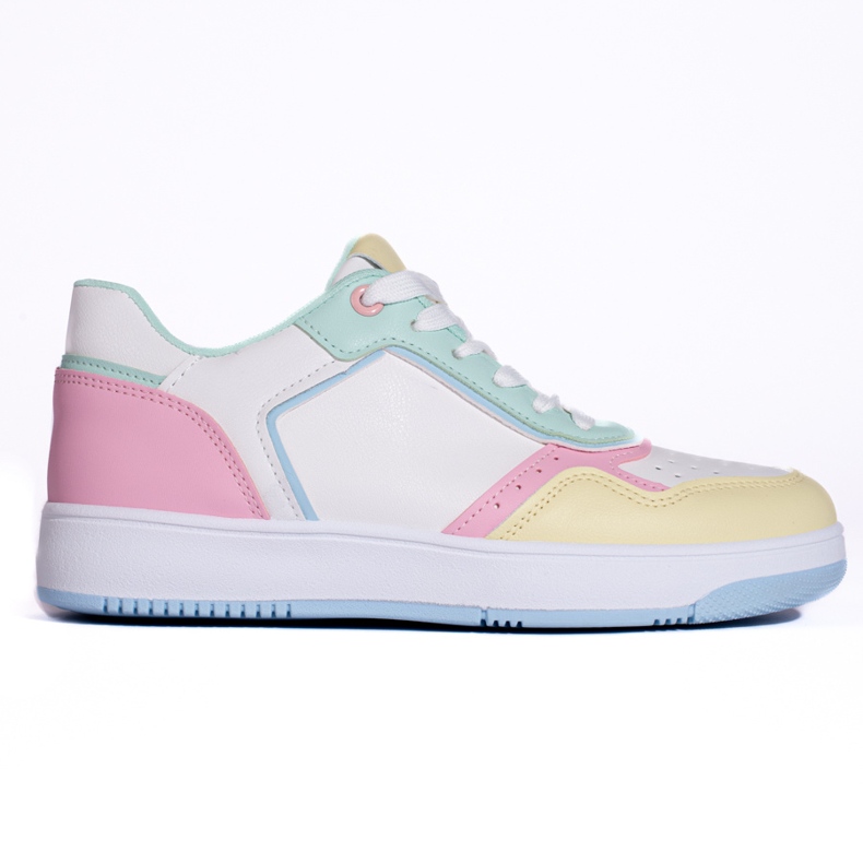 Sapatos desportivos multicoloridos Shelovet para mulher branco