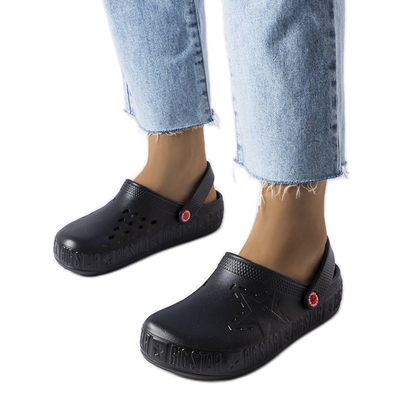 Chinelos pretos Big Star II275001