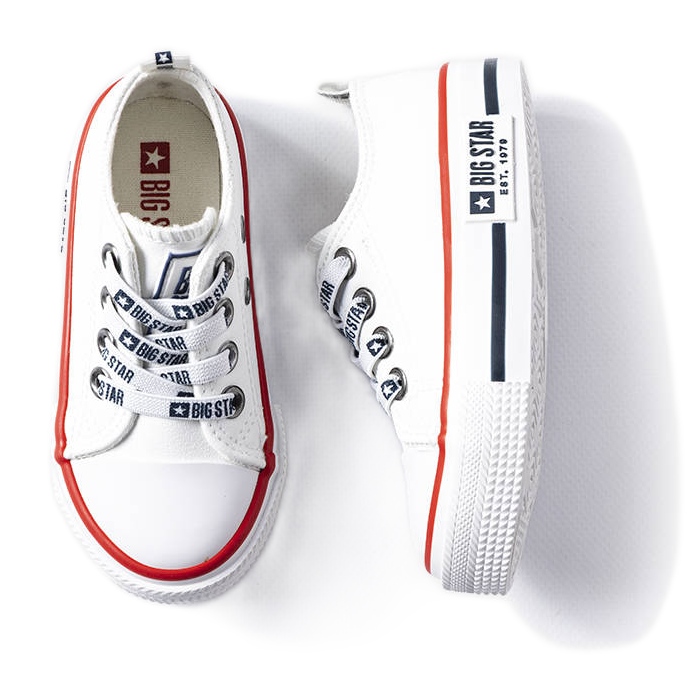 Sapatilhas brancas para criança Big Star KK374042 branco