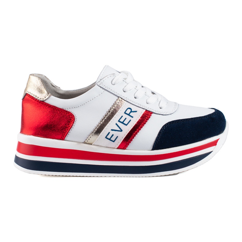 Tênis Shelovet Chunky Sole Branco e Marinho