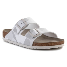 Chinelos Birkenstock Arizona Desert Soil Geo M 1024881 branco