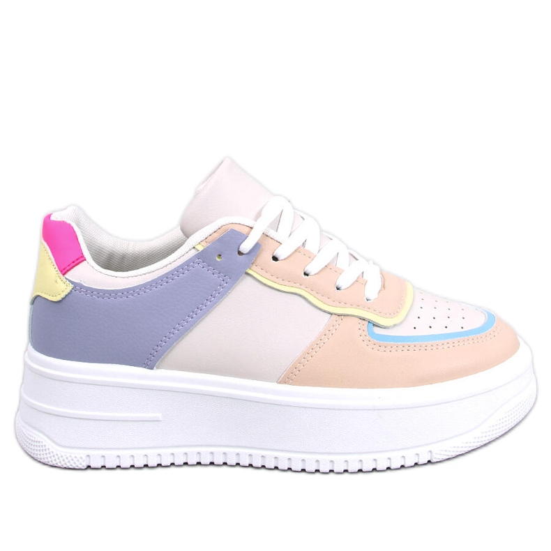 BM Tênis Colorful Fields Beige multicolorido