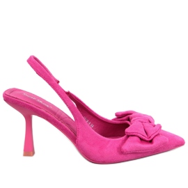 BM Sapatos de salto aberto Shirley Fuchsia rosa BM Sapatos de salto aberto Shirley Fuchsia rosa
