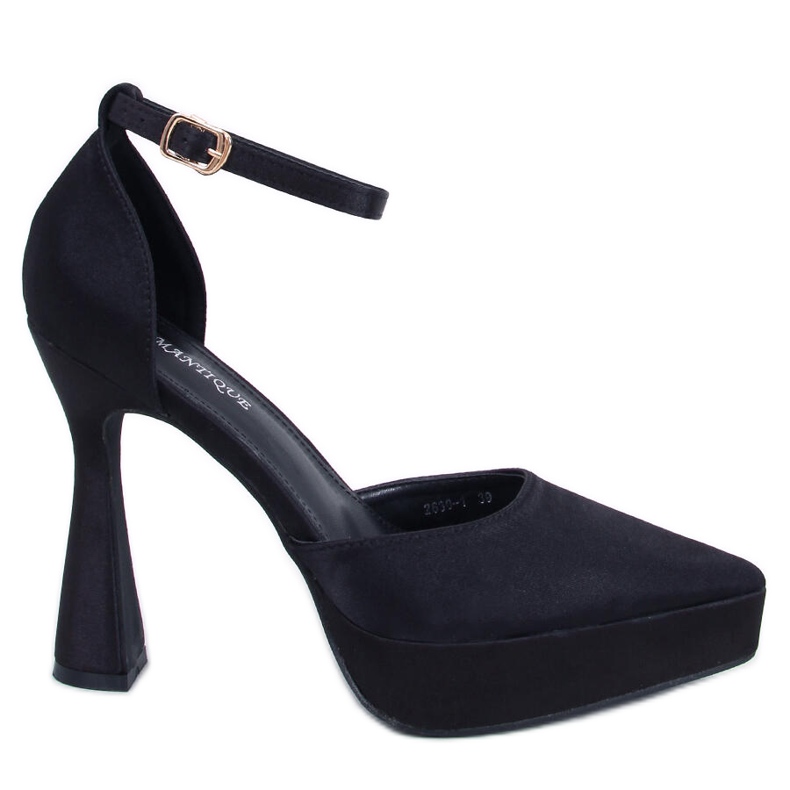 BM Sapatos de plataforma Carlie Black preto