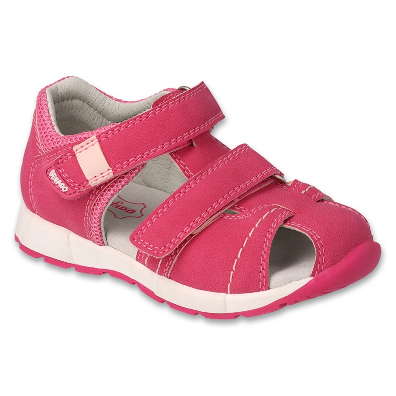 Calçado infantil Befado rosa escuro 170P074