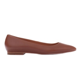 Marco Shoes bailarinas leves marrom