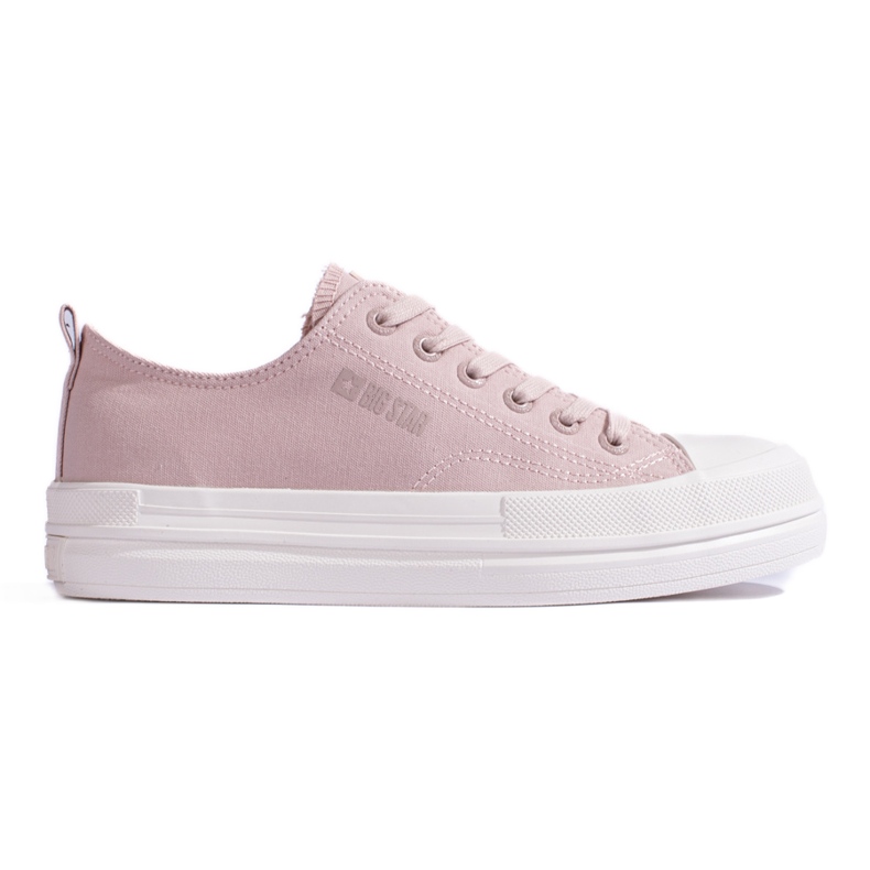 Tênis feminino na plataforma rosa Big Star LL274970800