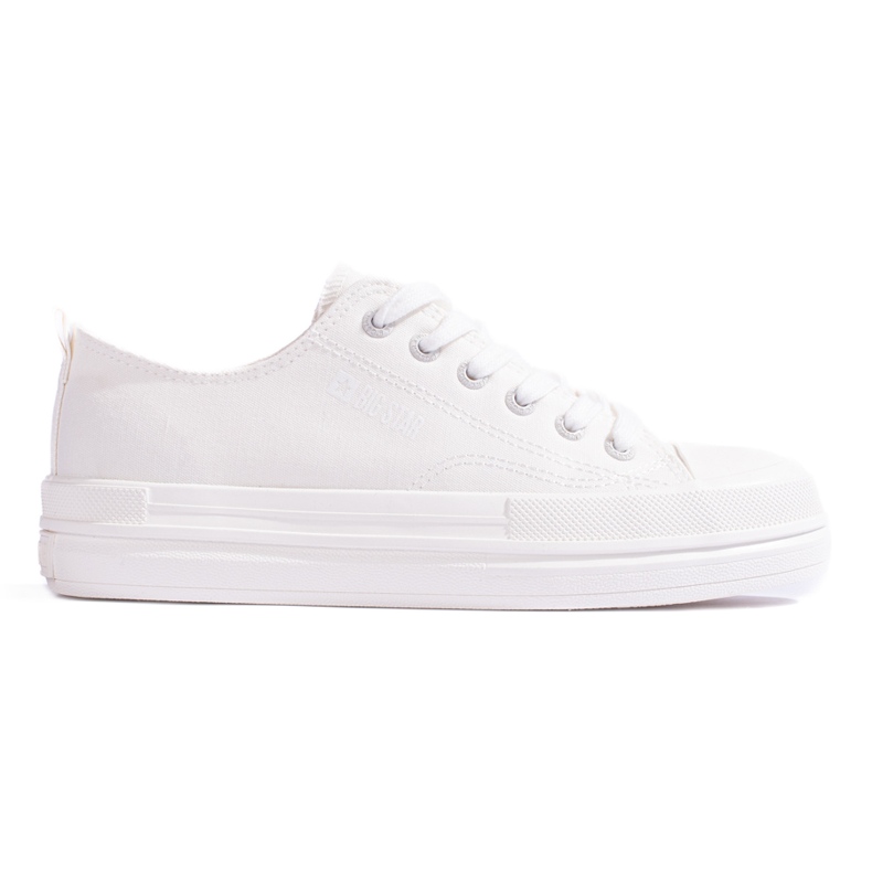 Tênis feminino na plataforma branco Big Star LL274968101