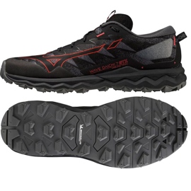 Tênis de corrida mizuno onda daichi j1gj225601 gore-tex preto