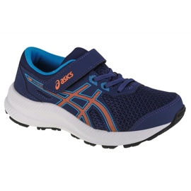 Tênis de corrida Asics Contend 8 Ps Jr 1014A258-405 azul