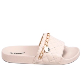 PA1 Chinelos Travis Bege Chanel