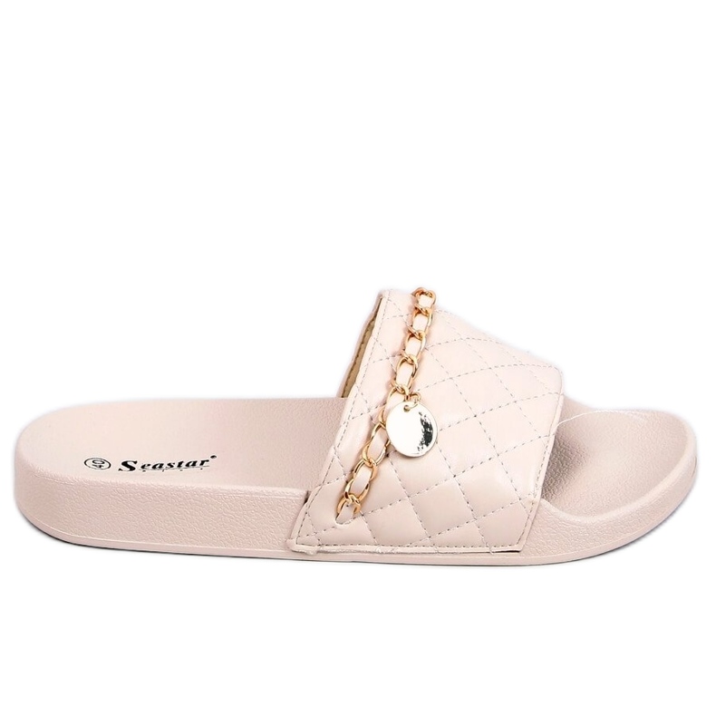 PA1 Chinelos Travis Bege Chanel