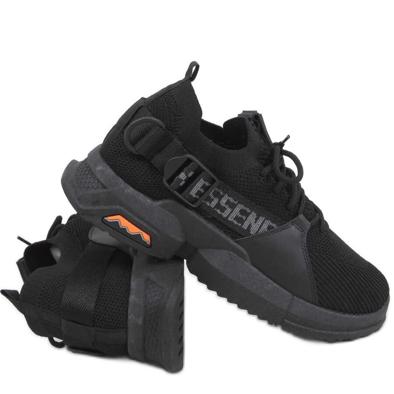 Hiral Black meias sapatos esportivos preto