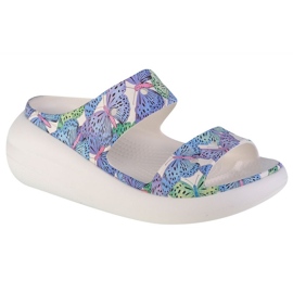 Sandália Crocs Classic Crush Butterfly W 208247-94S multicolorido