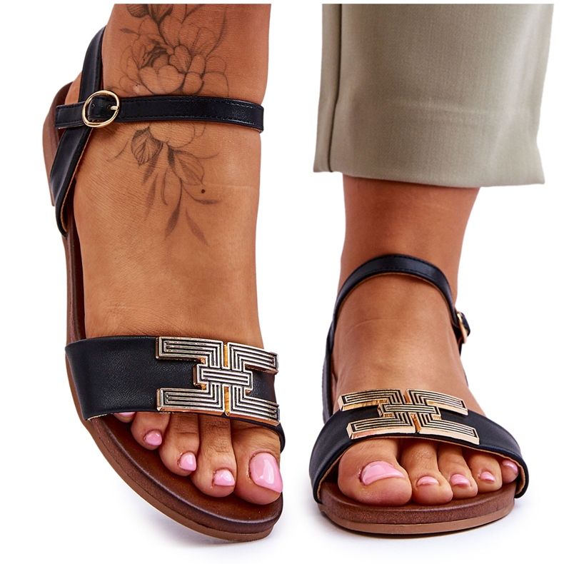 Sandálias Femininas S.Barski KV-5541-37 Preto