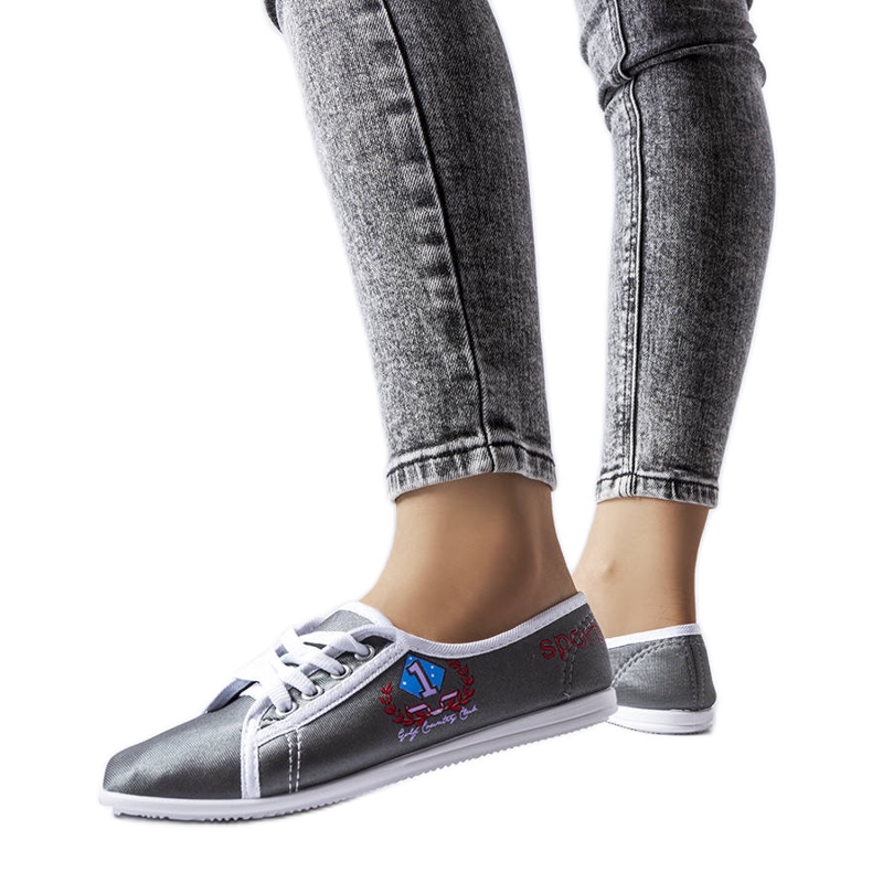 Ténis Woodstock cinzentos de mulher cinza